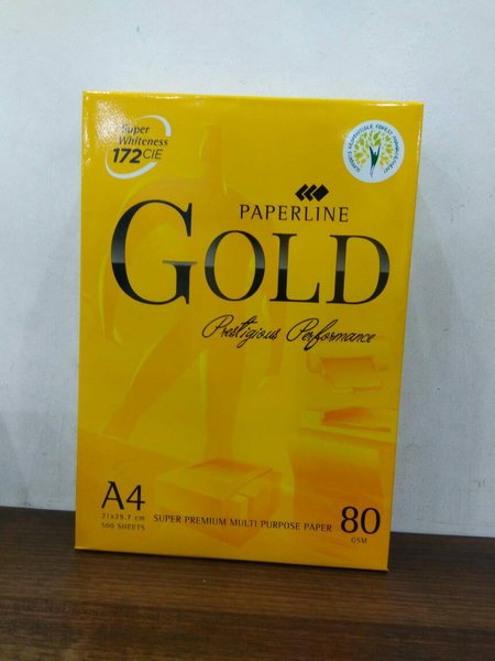 Paperline gold A4 80 gsm good quality
