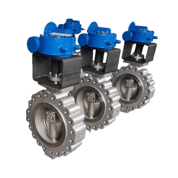 ASTM A351 CF8 Double Offset Butterfly Valve