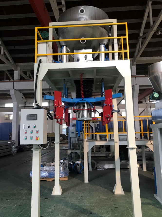 1 Ton Bulk Bagging Machine cement packing machines for 25-50kg valve bag jumbo bag packing machine for cement, robot palletising line Fully Automatic Valve Bag Bagging Machine & Palletising Line Weigh