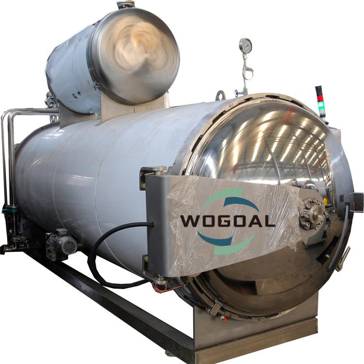 Autoclave with water spary sterilizer retort machine sterilization pot suitable for food and beverage disinfection