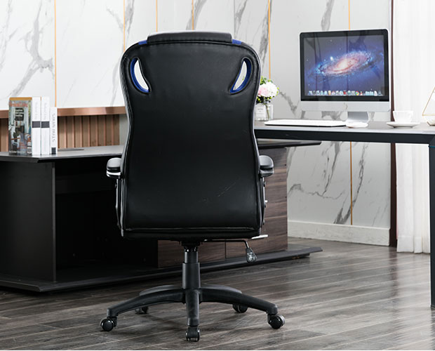 Custom Black Pu Leather Ergonomic Office Chair Bulk For Sale