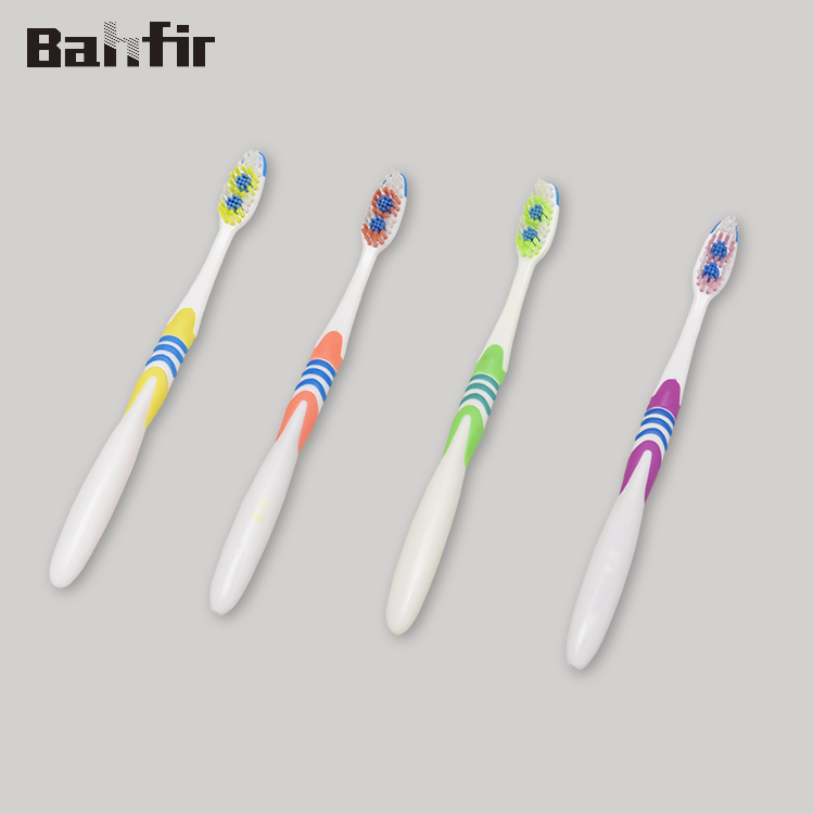 High Demand Nylon Bristles Toothbrush with Tongue Cleaner