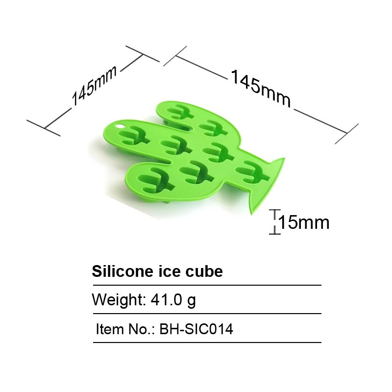 Silicone Cactus Ice Cube Tray