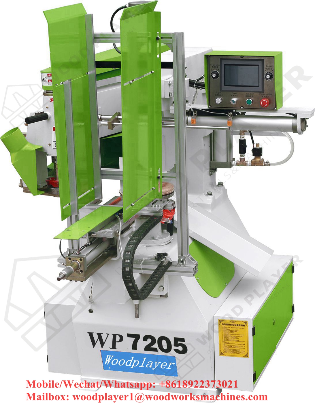 WP7205 Auto Copy Shaper High-Tech Automatic Loading And Unloading Profiling Router Milling