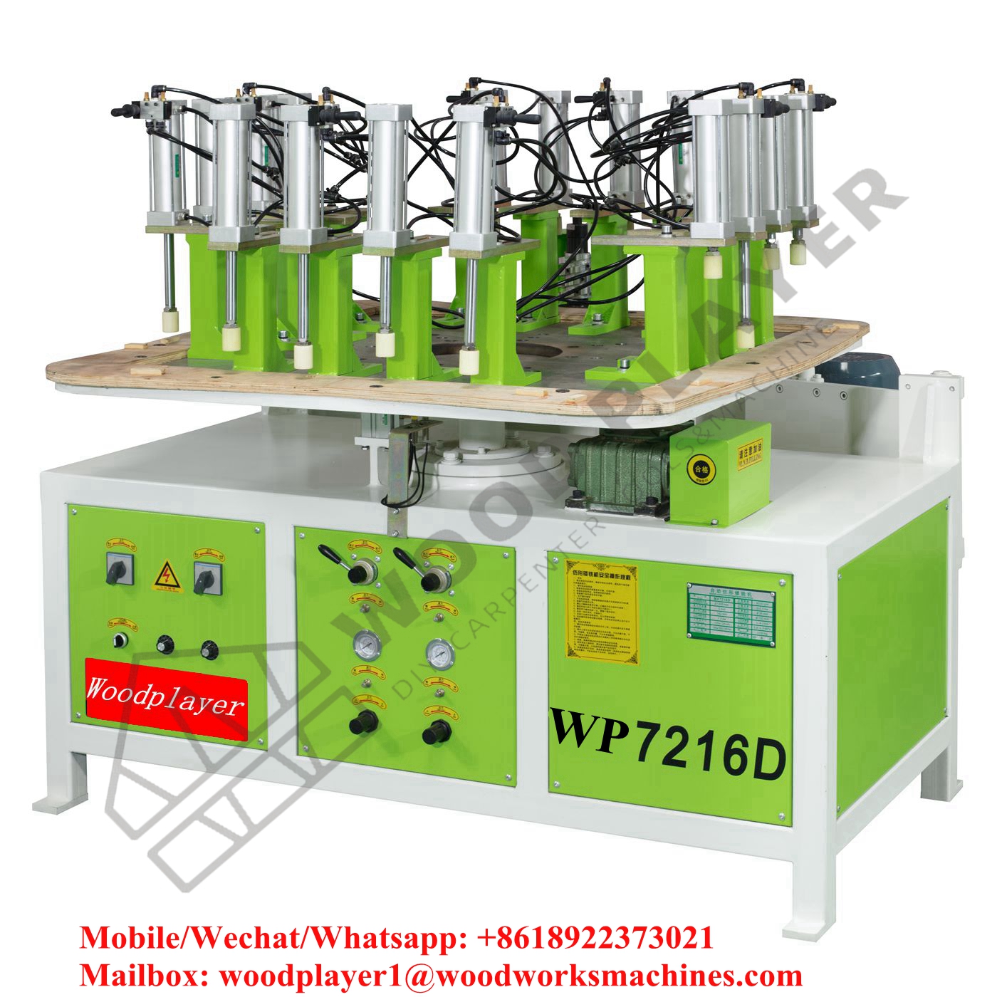 WP7216D Auto Copy Shaper Multi-Functional Automatic Profiling Gong-Milling Machine For Woodworking Machinery