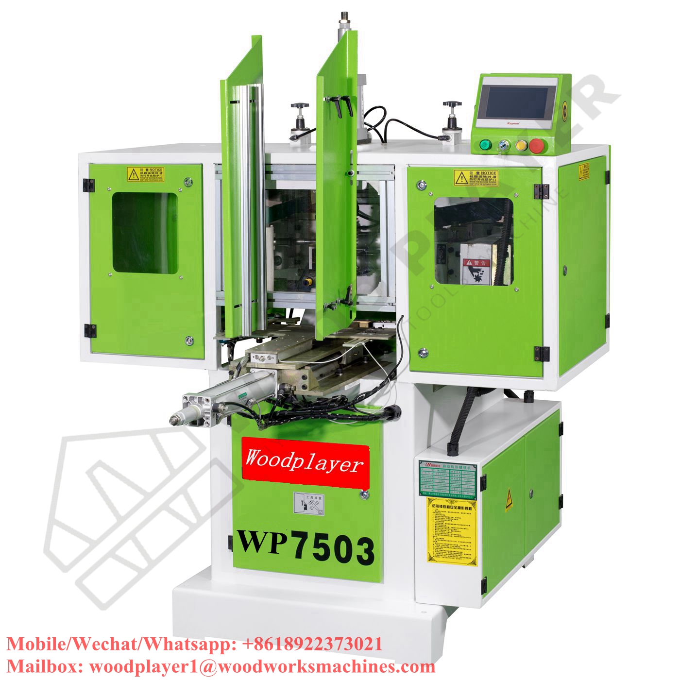 WP7503 Auto Double Shafts Copy Shaper Fully Automatic Wooden Handicraft Router Woodworking Machinery
