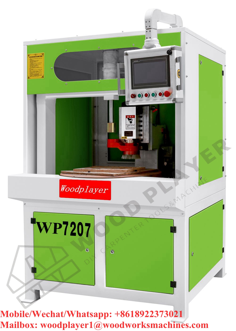 WP-7207 CNC Copy Shaper Cnc Machine Woodworking Machinery Wood Machine