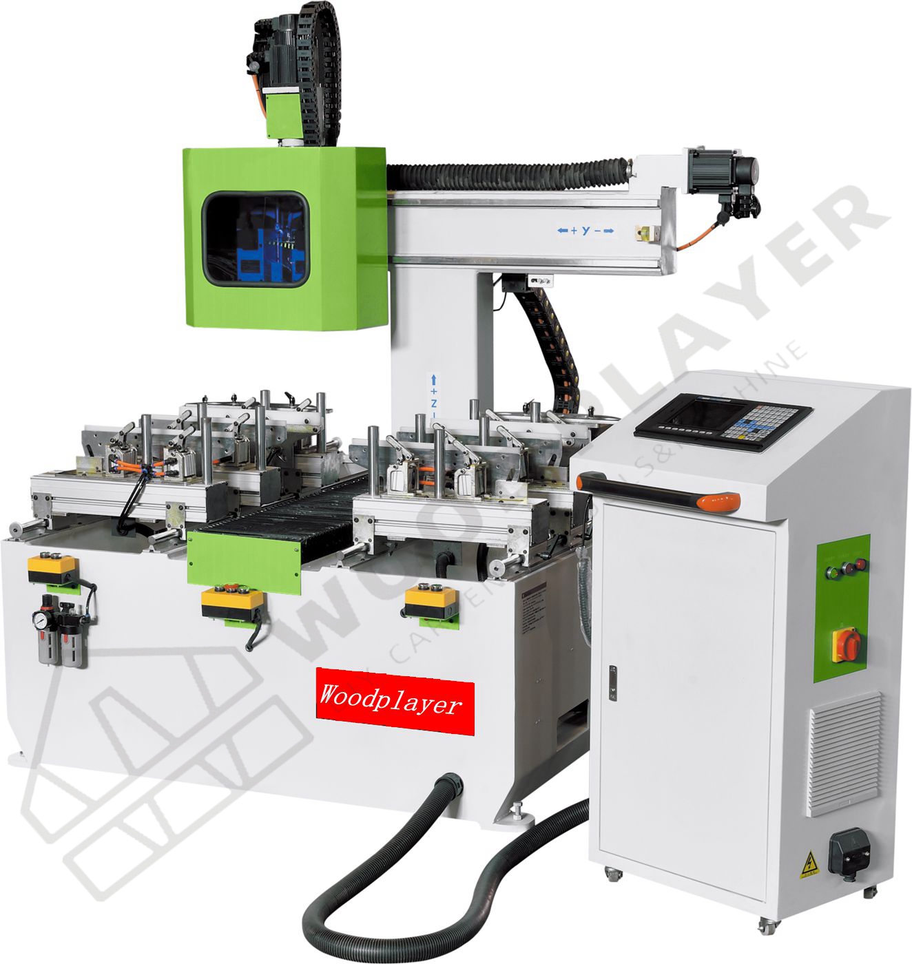 WP-1500 CNC Mortising Machine Woodworking Machinery Automatic Numerical Control Mortising And Grooving Machine