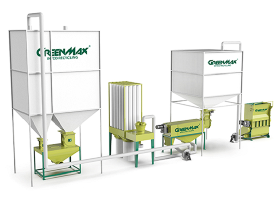 GREENMAX EPS recycling system for recycing beads