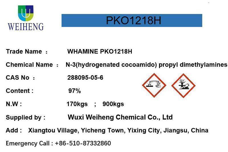 N-3 (Hydrogenated Cocoamido) Propyl Dimethylamines