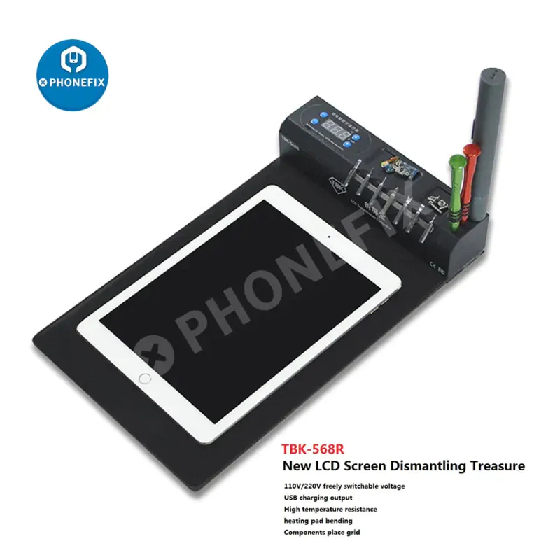 TBK-568R LCD Screen Open Separate Machine Heating Platform for iPhone iPad Tablet