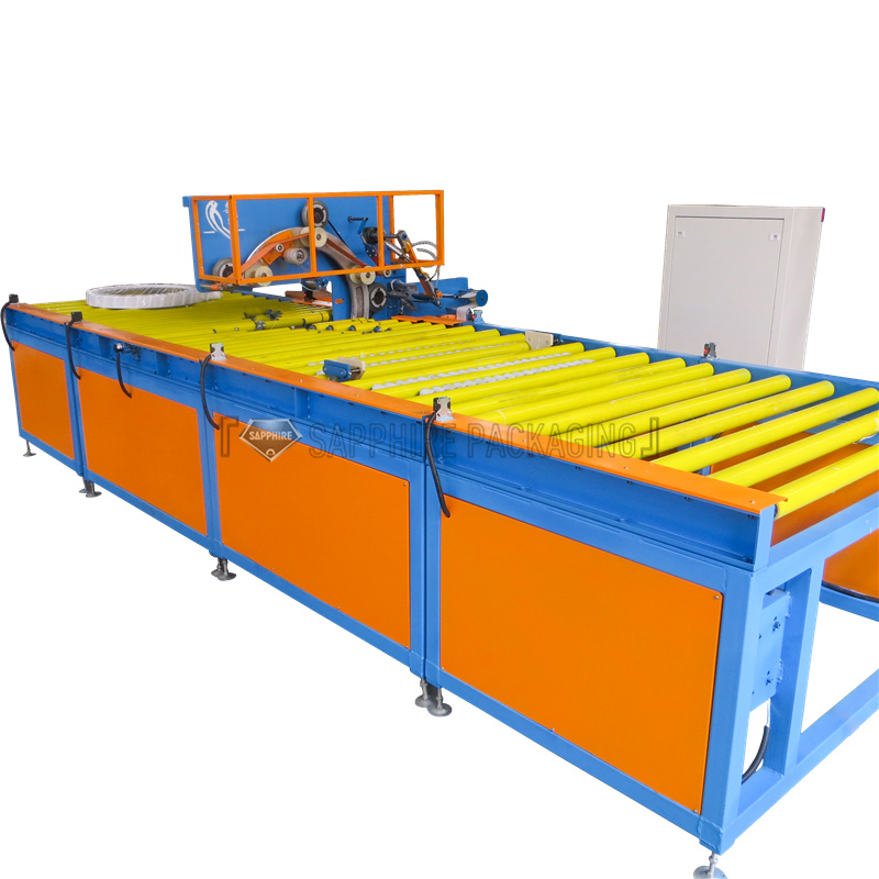Horizontal Ring Winding Wrapping Machine (The packaging ring can be moved in and out)