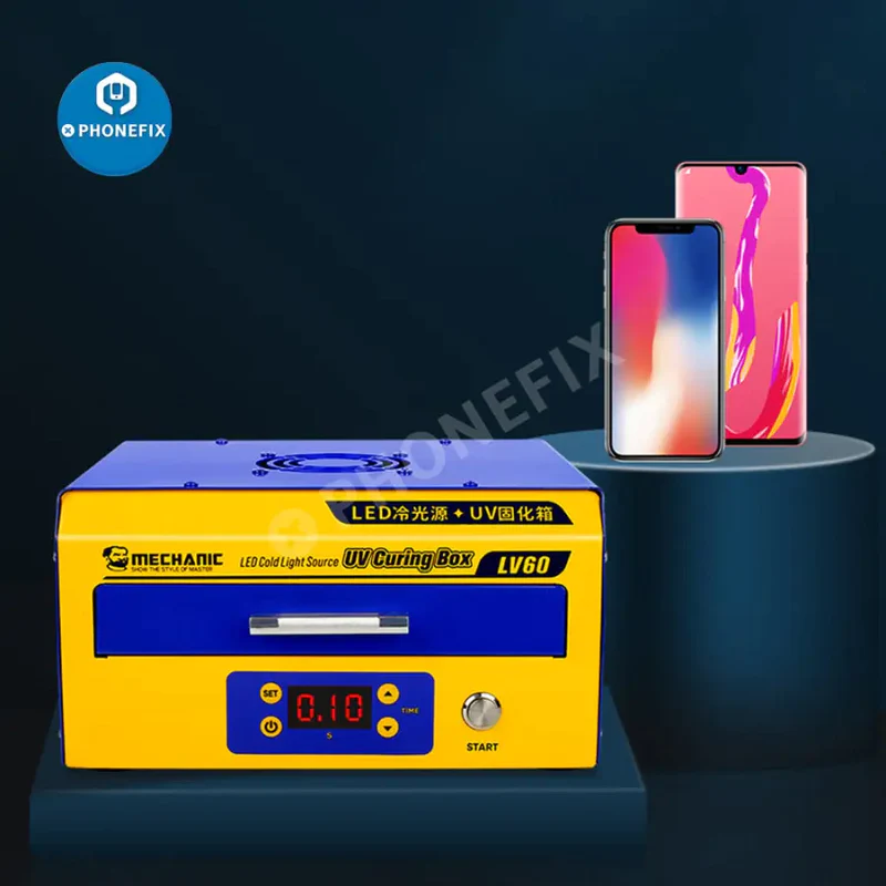 MECHANIC LV60 LED Cold Light Source UV Curing Box For Phone Repair
