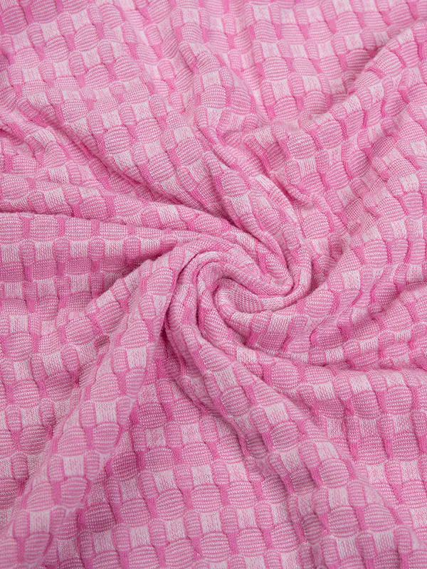 T/R Spandex Crinkle Fabric With Soft Handle For Summer Dress,Pajamas And Child Clothing,Light Weight,Plain Dyed. Fabric