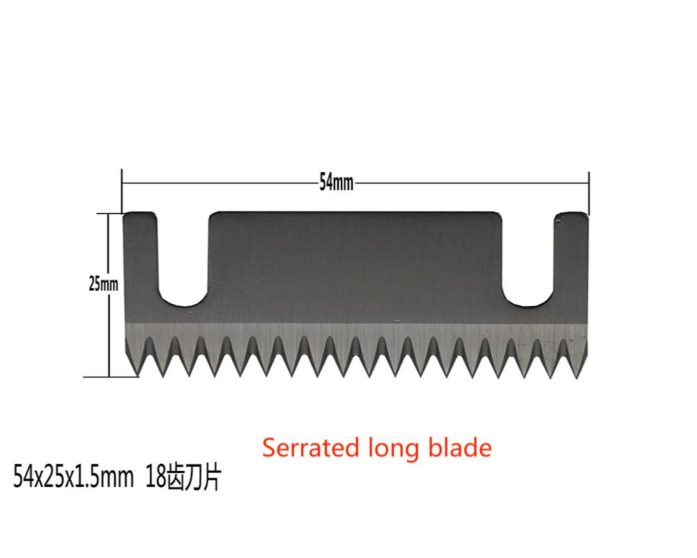 Packaging machinery blades