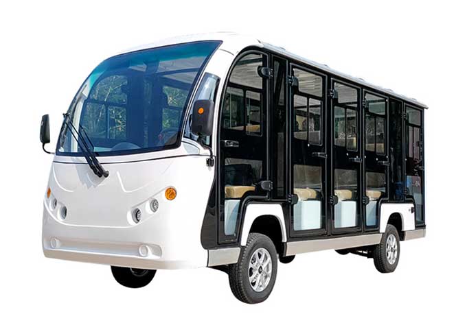 14 Seater Electric Shuttle Bus Closed Type