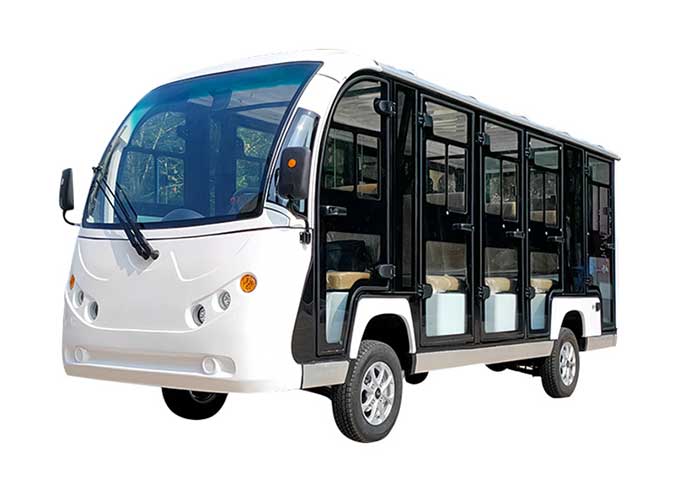 17 Seater Electric Shuttle Bus Closed Type
