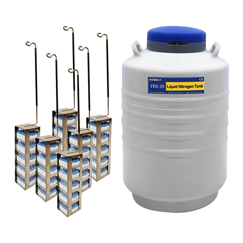 резервуар для жидкого азота 35 л калибр 125 мм контейнер для жидкого азота
