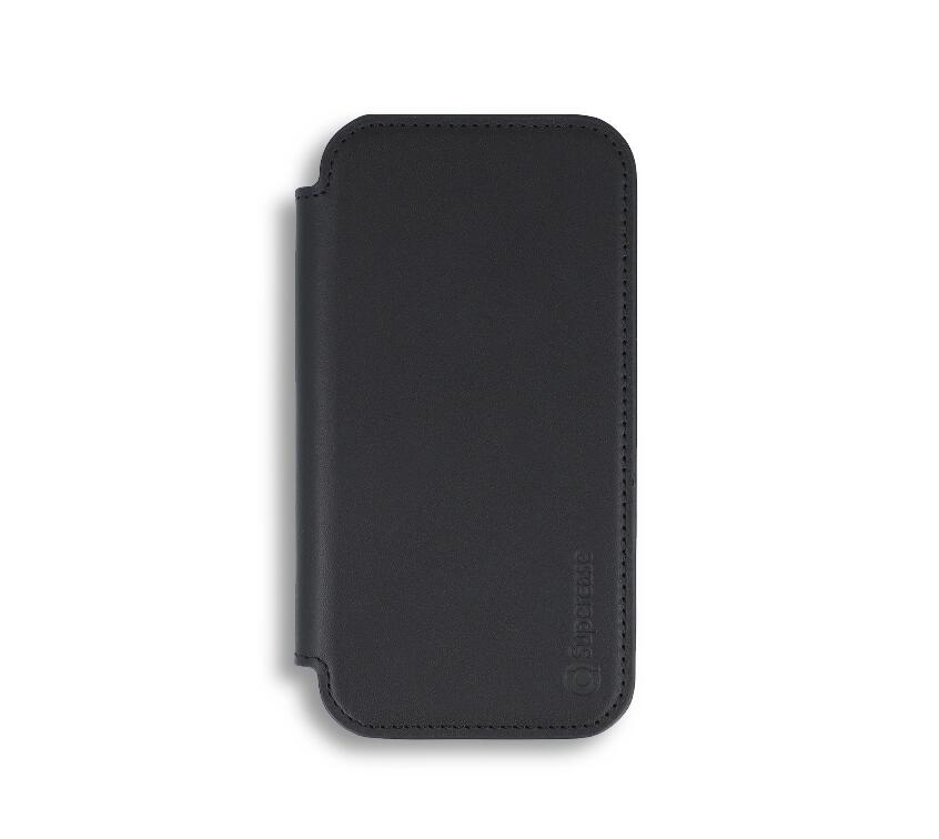 Black Leather iPhone 13 Folio