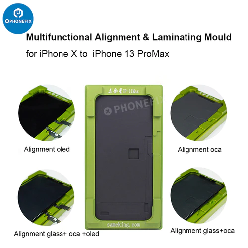 Alignment Laminating Touch Screen Glass Frame For iPhone X-14 Pro Max Repair