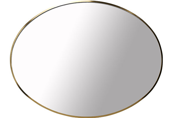Oval Metal Mirror