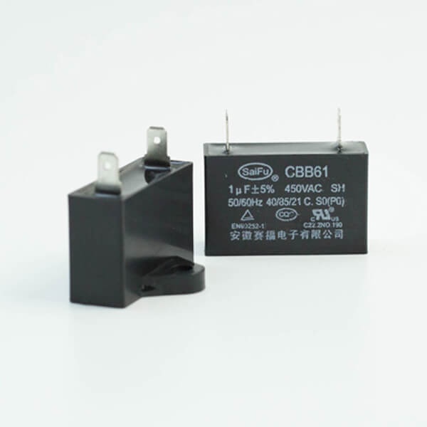 CBB61 Fan Capacitor with 2 Pins