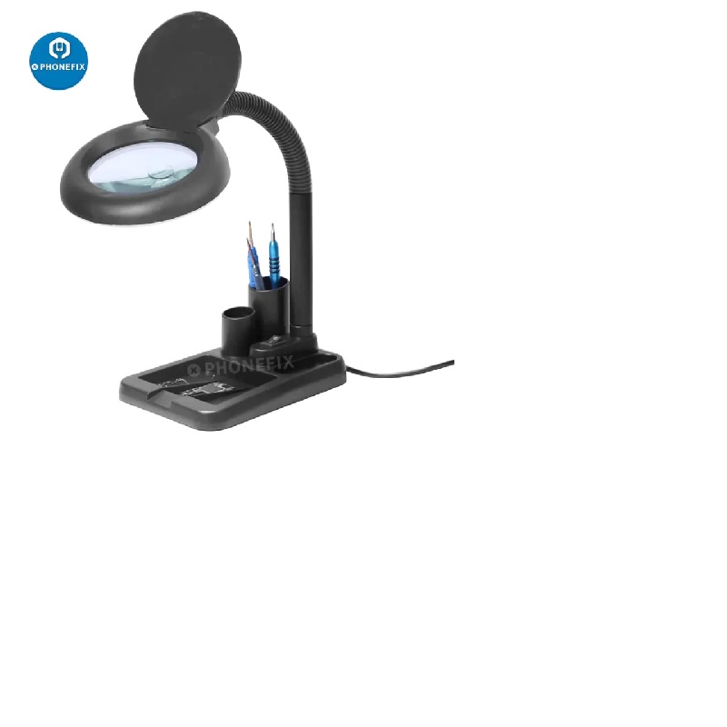 5X /10 Plug 40 LED Welding Magnifier Desk Lamp
