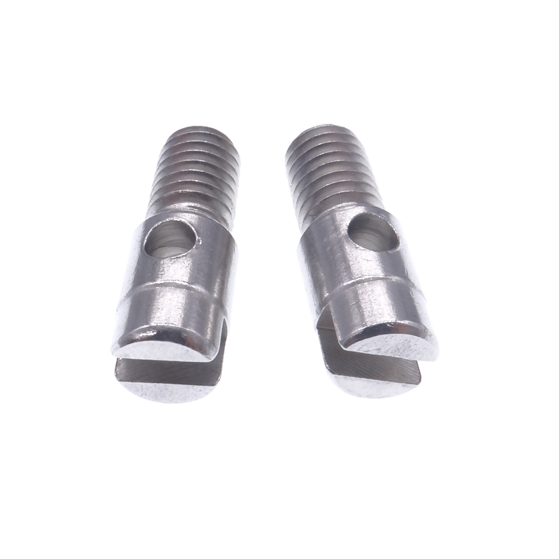 M6x19.5mm Stove Shaft Set Bolt Sus 304 Slotted Bolts Set Screw For Stove Head Fixed Spindle