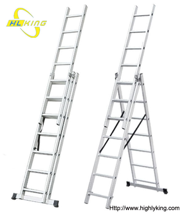 Aluminium folded Combination ladder (HE-307) 