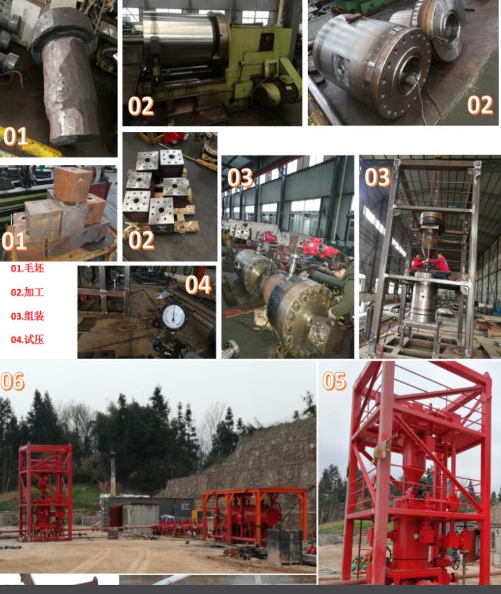 High pressure wellhead desander