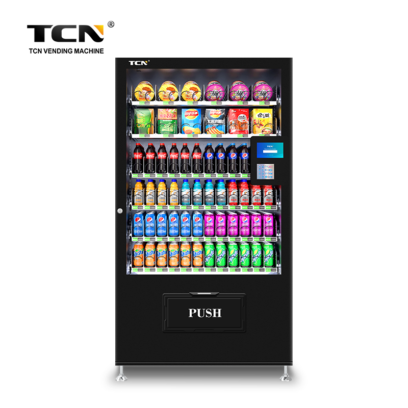 TCN Large Capacity Cashless Vending Machine QR Code Touch Screen Vending Machine
