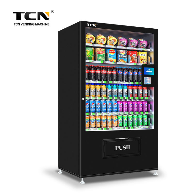 TCN Large Capacity Cashless Vending Machine QR Code Touch Screen Vending Machine