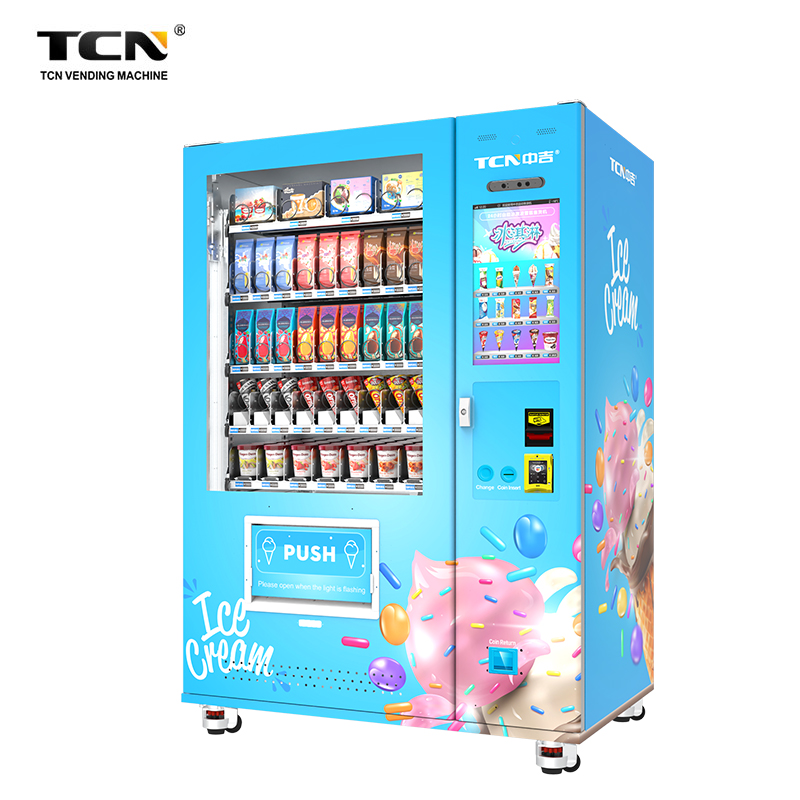TCN frozen food small vending machine frozen yogurt vending machine frozen smoothie vending machine