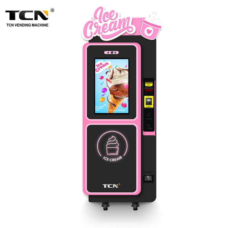 TCN Automatic Touch Screen Vending Ice Cream Machine Soft Ice Cream Vending Machine