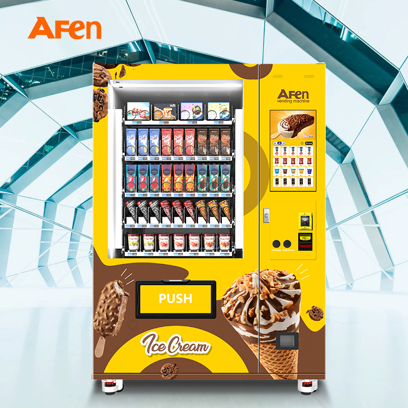 AFEN New Style Frozen Vending Machines Cooling System Ice Cream Frozen Meat Vending Machine