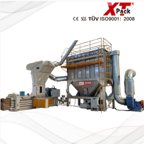 XTY-400W7280-20 Small-sized Full Automatic Balers with Cyclone for Packaging Plants