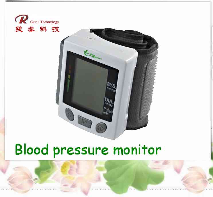 Talking blood pressure monitor