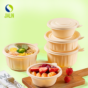 Degradable Takeaway Biodegradable Cornstarch Food Containers
