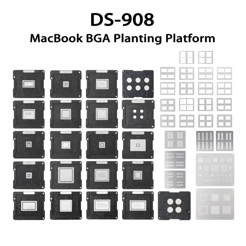 DS-908 Apple MacBook BGA Reballing Platform Soldering Tool Set
