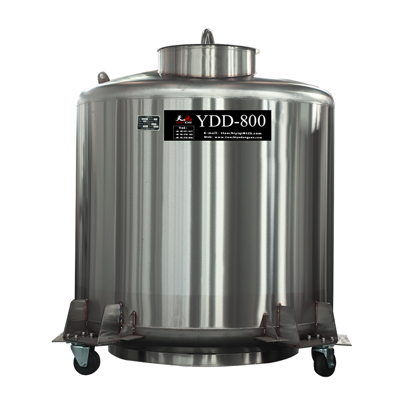vapor phase liquid nitrogen freezer YDD-800 liquid nitrogen container