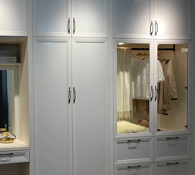 High End Home Furniture Highest Quality Stainless Steel Wardrobe