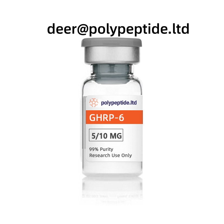 Manufacturer wholesale high quality GHRP-6 peptide powder injection for sale price for muscle building