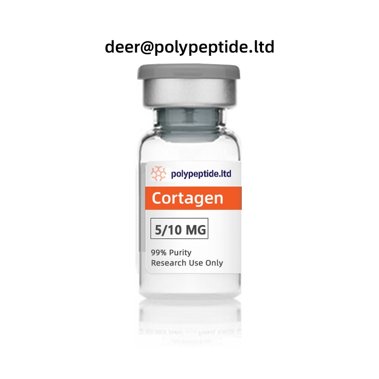 Buy high quality manufacturer wholesale Cortagen peptide powder injection for sale for anti-aging.