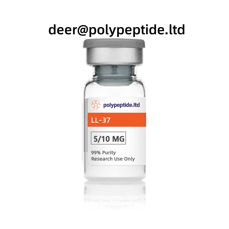 Buy high quality factory bulk medicianl peptide LL-37 powder injection price for sale