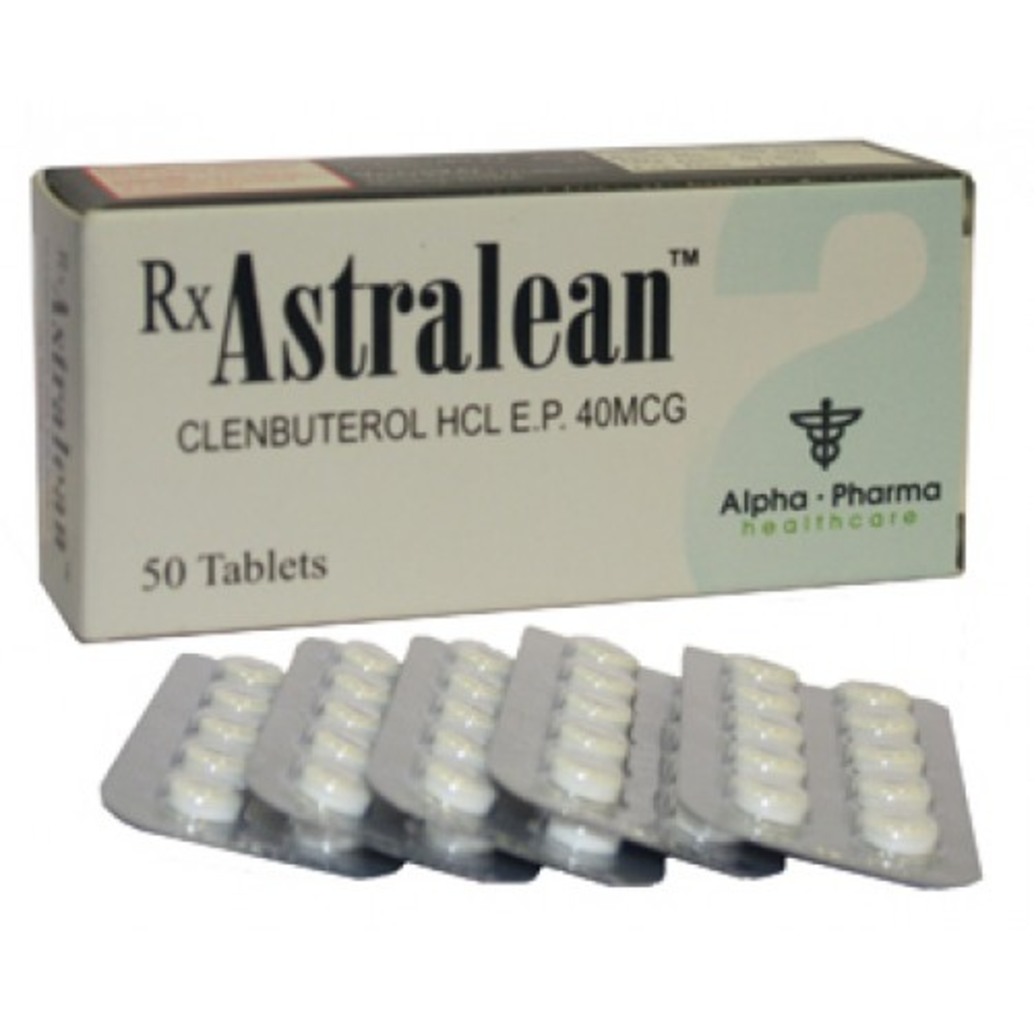 Astralean Clenbuterol 40mcg Tablets