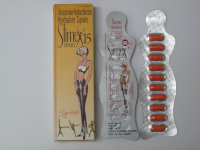Slimex Reductil Sibutramine Slimming Tablets