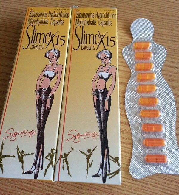 Sibutramine Reductil Slimex Tablets