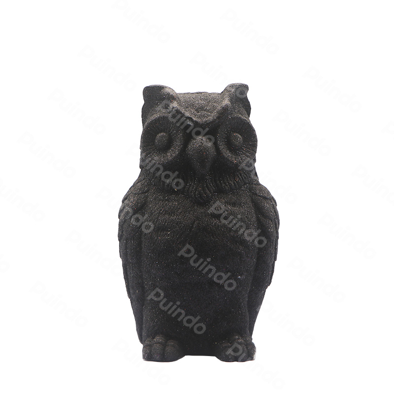 Puindo Customized Christmas Owl Statue Xmas Ornament Garden Home Decoration Holiday gift