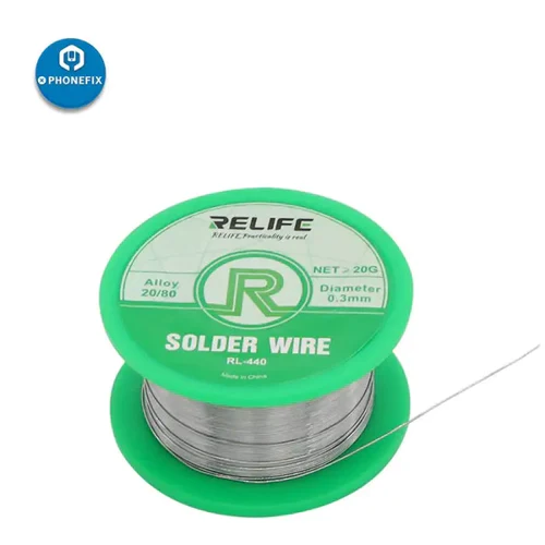 RELIFE No-clean Active Rosin Soldering Wire 0.3 0.4 0.5 0.6mm 20g