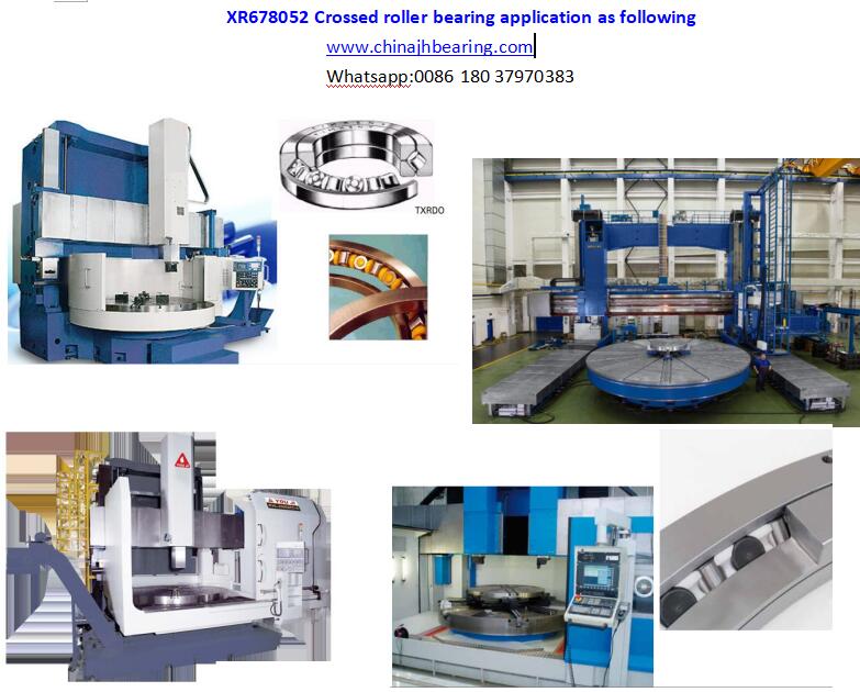 Vertical lathe spindle use the crossed roller bearing XR889058